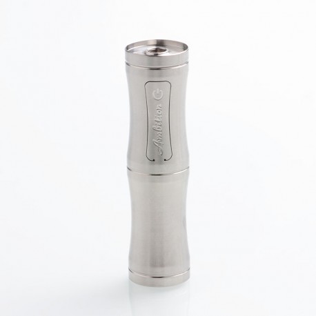 Authentic Ambition Mods Luxem MOSFET Semi-Mechanical Tube Mod - Silver, 1 x 18350 / 18650, 23mm Diameter