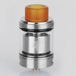 Authentic Wotofo Serpent SMM RTA Rebuildable Tank Atomizer - Silver, Stainless Steel, 4ml, 24mm Diameter