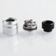 Authentic Wotofo Nudge RDA Rebuildable Dripping Atomizer w/ BF Pin - Silver, Aluminum + 316 Stainless Steel, 22mm Diameter