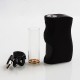 Authentic Wotofo Recurve 80W Squonk Mechanical Box Mod - Black, 1 x 18650 / 20650 / 20700 / 21700, 8ml