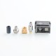 Authentic Smoant Pasito Pod Cartridge w/ 0.6ohm DTL Mesh Coil + 1.4ohm MTL Ni80 Coil for Pasito Pod System - Black, 3ml