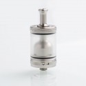 TF Taifun GTR Style MTL RTA Rebuildable Tank Atomizer - Silver, 316 Stainless Steel + PC, 4.0ml, 23mm Diameter