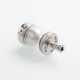 TF Taifun GTR Style MTL RTA Rebuildable Tank Atomizer - Silver, 316 Stainless Steel + PC, 4.0ml, 23mm Diameter