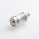 TF Taifun GTR Style MTL RTA Rebuildable Tank Atomizer - Silver, 316 Stainless Steel + PC, 4.0ml, 23mm Diameter