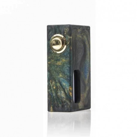 Authentic Wotofo Stentorian RAM Bottom Feeder Squonk Mechanical Box Mod - Stable Wood, Resin, 1 x 18650, 7ml Bottle