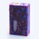 Authentic Wotofo Stentorian RAM Bottom Feeder Squonk Mechanical Box Mod - Purple, Resin, 1 x 18650, 7ml Bottle