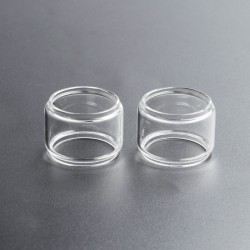 Authentic Steam Crave Glaz RTA V2 Replacement Bubble Glass Tank Tube - Transparent, 10ml (2 PCS)