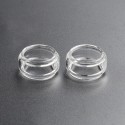 Authentic Steam Crave Aromamizer Lite Replacement Bubble Glass Tank Tube - Transparent, 4.5ml (2 PCS)