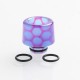 Authentic Reewape RW-AS250WY 510 Drip Tip - Purple, Resin, Glowing & Temperature Change