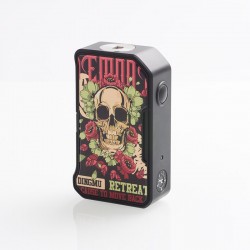 [Ships from Bonded Warehouse] Authentic Dovpo MVV M VV II 280W VV Variable Voltage Box Mod - Skull & Roses, 1~8V, 2 x 18650