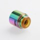 Authentic Yachtvape Meshlock RDA Rebuildable Dripping Atomizer w/ BF Pin - Rainbow, Stainless Steel + Resin, 24mm Diameter