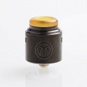 Authentic Yachtvape Meshlock RDA Rebuildable Dripping Atomizer w/ BF Pin - Gun Metal, Stainless Steel, 24mm Diameter