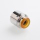 Authentic Yachtvape Meshlock RDA Rebuildable Dripping Atomizer w/ BF Pin - Silver, Stainless Steel, 24mm Diameter