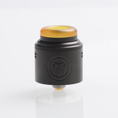 Authentic Yachtvape Meshlock RDA Rebuildable Dripping Atomizer w/ BF Pin - Matte Black, Stainless Steel, 24mm Diameter