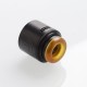 Authentic Yachtvape Meshlock RDA Rebuildable Dripping Atomizer w/ BF Pin - Matte Black, Stainless Steel, 24mm Diameter