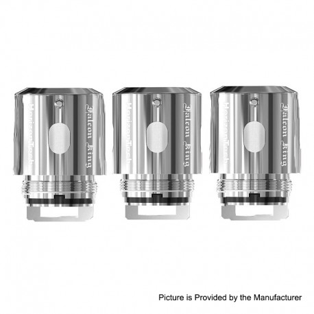 [Ships from Bonded Warehouse] Authentic HorizonTech Falcon King Replacement M-Dual Mesh Coil Head - 0.38ohm (3 PCS)