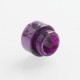 Authentic REEWAPE AS107 Replacement 810 Drip Tip for 528 Goon / Kennedy / Battle / Mad Dog RDA - Purple, Resin, 13mm