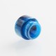 Authentic REEWAPE AS107 Replacement 810 Drip Tip for 528 Goon / Kennedy / Battle / Mad Dog RDA - Blue, Resin, 13mm