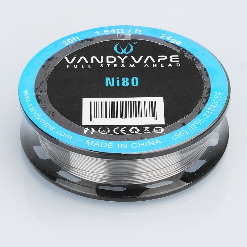 Buy Authentic Vandy Vape Ni80 24ga 1 64ohm Heating Wire