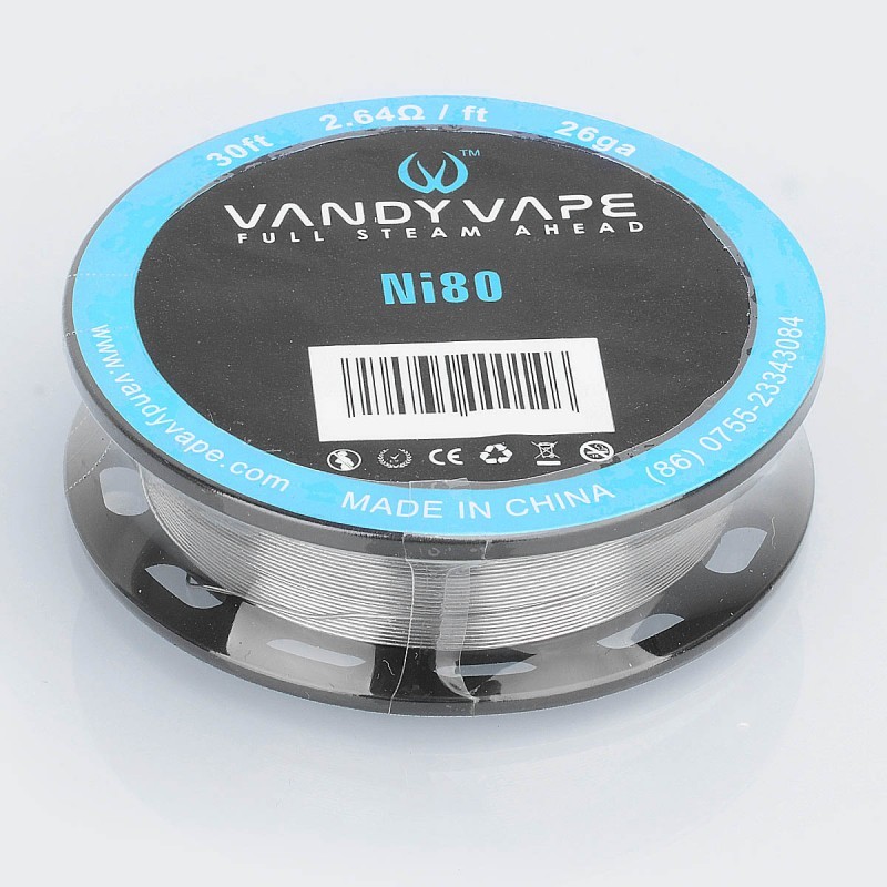 Buy Authentic Vandy Vape Ni80 26GA 2.64ohm Heating Wire