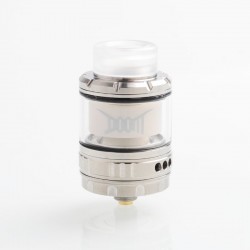 Authentic Damn DOOM Mesh RTA Rebuildable Tank Atomizer - SS, Stainless Steel, 4ml, 26mm Diameter