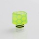 Authentic Reewape RW-AS250WY 510 Drip Tip - Green, Resin, Glowing & Temperature Change