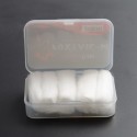 Authentic Damn Foxtail-M Agleted Organic Cotton for RBA / RDA / RTA / RDTA Atomizer - White (10 PCS)