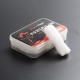 Authentic Damn Vape Foxtail-M Agleted Organic Cotton for RBA / RDA / RTA / RDTA Atomizer - White (10 PCS)