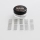 Authentic Damn Vape Doom RTA Replacement Kanthal A1 0.13ohm Mex-Mesh Strips + 0.11ohm Quad Mesh Strips Sheet - (45~70W) (10 PCS)