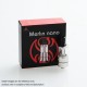 Authentic Augvape Merlin Nano MTL RTA Rebuildable Tank Atomizer - Matte Black, 2ml, 18mm Diameter