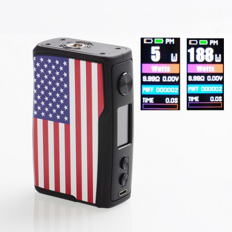 Authentic VandyVape Swell 188W VW Variable Wattage Box Mod - US, 5~188W, 2 x 18650