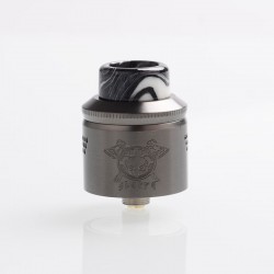 Authentic MECHLYFE x AmbitionZ Slatra Mesh RDA Rebuidable Atomizer w/ BF Pin - Gun Metal, Stainless Steel, 25mm Diameter