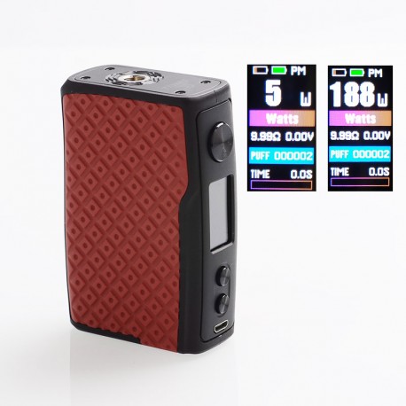 Authentic VandyVape Swell 188W VW Variable Wattage Box Mod - Red Arowana, 5~188W, 2 x 18650