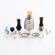 Authentic Vandy Vape Berserker V2 MTL RDA Rebuildable Dripping Atomizer - Silver, 1.5ml, Stainless Steel, 22mm