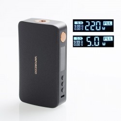 Authentic Vaporesso GEN 220W TC VW Variable Wattage Box Mod - Black, 5~220W, 2 x 18650