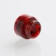 Authentic REEWAPE AS107 Replacement 810 Drip Tip for 528 Goon / Kennedy / Battle / Mad Dog RDA - Red, Resin, 13mm