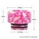 Authentic Reewape AS146 Replacement 810 Drip Tip for 528 Goon RDA - Red + White, Resin, Color Change, 14mm
