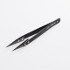 Authentic Coil Master Stainless Steel + Ceramic Straight Tip Tweezers for E-Cigarettes / RDA / RTA / RDTA Vape Atomizer - Black