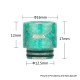 Authentic Reewape AS116SY Replacement 810 Drip Tip for SMOK TFV8 / TFV12 Tank / Goon RDA - Gray, Resin, Glowing Change, 17mm