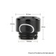 Authentic Reewape AS161 Replacement 810 Drip Tip for SMOK TFV8 / TFV12 Tank / Goon / Kennedy / Reload RDA - Black, Resin, 14mm