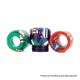 Authentic Reewape AS162 Replacement 810 Drip Tip for SMOK TFV8/TFV12 Tank/Goon/Kennedy RDA - Green + Multiple Color, Resin, 17mm