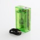 Authentic Wizman Puff Boy 200W Box Mod - Green, 2 x 18650