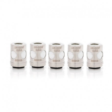 Authentic Vaporesso Traditional EUC Clapton Coil Head for Estoc Tank Mega / Estoc Tank - 0.5 Ohm (35~40W) (5 PCS)