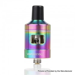 Authentic Vaporesso VM 22 Sub-Ohm Tank Atomizer - Rainbow, 0.6ohm / 1.0ohm, 2ml, 22mm Diameter