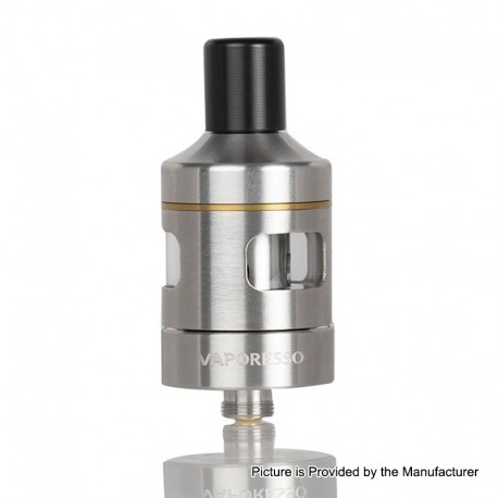 Authentic Vaporesso VM 22 Sub-Ohm Tank Atomizer - Silver, 0.6ohm / 1.0ohm, 2ml, 22mm Diameter