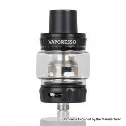 Authentic Vaporesso SKRR-S Sub-Ohm Tank Atomizer - Black, 0.2ohm / 0.15ohm, 5ml / 8ml, 26mm Diameter