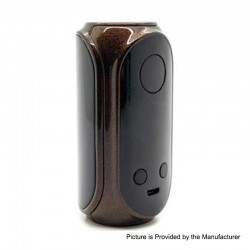 Authentic asMODus Tribeaut 80W TC VW Variable Wattage Box Mod - Brown, 5~80W, 1 x 18650