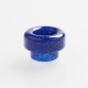 Authentic Reewape AS137E Replacement 810 Drip Tip for 528 Goon / Kennedy / Battle / Mad Dog RDA - Blue, Resin, 12mm