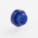 Authentic Reewape AS137E Replacement 810 Drip Tip for 528 Goon / Kennedy / Battle / Mad Dog RDA - Blue, Resin, 12mm