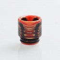 Authentic Reewape AS147 Replacement 810 Drip Tip for 528 Goon / Kennedy / Battle / Mad Dog RDA - Red + Yellow, Resin, 17mm